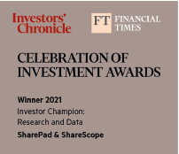 Best Investment Data Award 2021