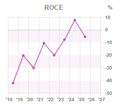 Chart 3: ROCE year-on-year